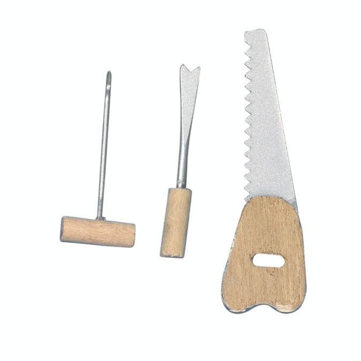 Outils de bricolage miniatures 4 à 6,5 cm - 6 pcs - Rayher - Rougier et Plé
