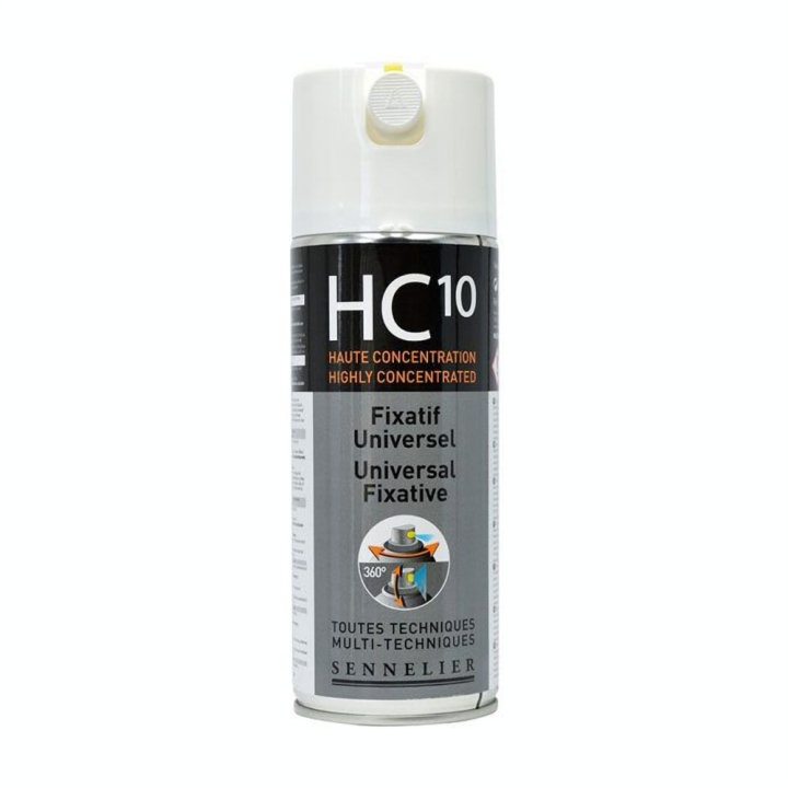 Fixatif haute concentration HC10 Spray 400 ml - Sennelier - Rougier et Plé