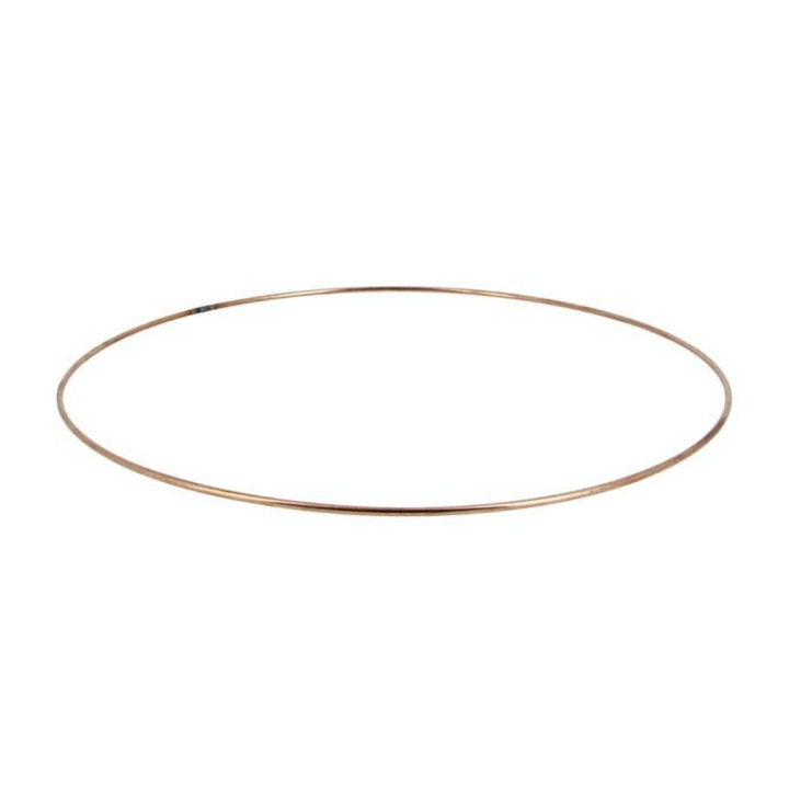 Carcasse d'abat-jour Cercle nu Ø 30 cm Cuivré - Fil Cuivré (Le) - Rougier et Plé
