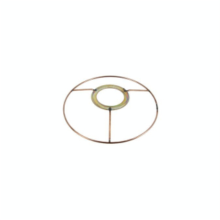 Carcasse d'abat-jour Cercle bagué E27 Ø 15 cm Cuivré - Fil Cuivré (Le) - Rougier et Plé