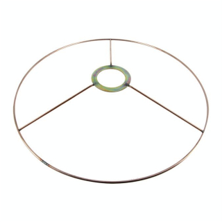 Carcasse d'abat-jour Cercle bagué E27 Ø 30 cm Cuivré - Fil Cuivré (Le) - Rougier et Plé
