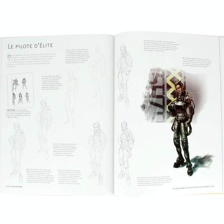 Livre Les personnages : Héros de science-fiction, de comics, de mangas - Éditions Vigot - Rougier et Plé