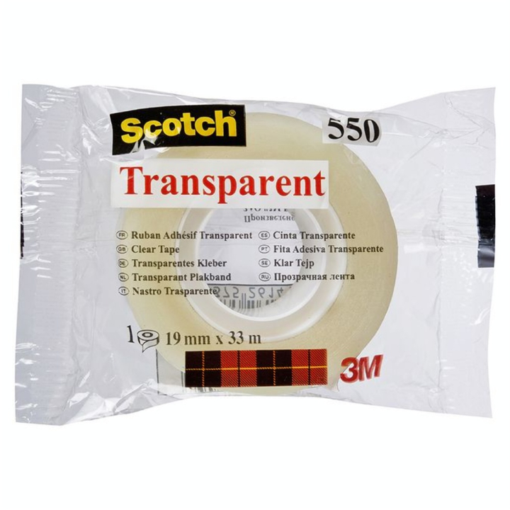 Ruban adhésif transparent 19 mm x 33 m - Scotch - Rougier et Plé