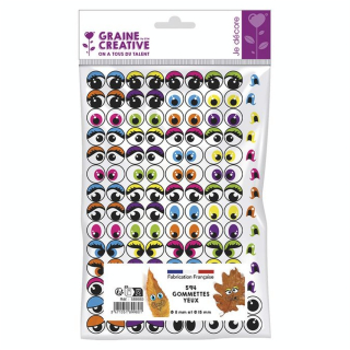 Gommettes Yeux 594 pcs - Graine Créative - Rougier et Plé