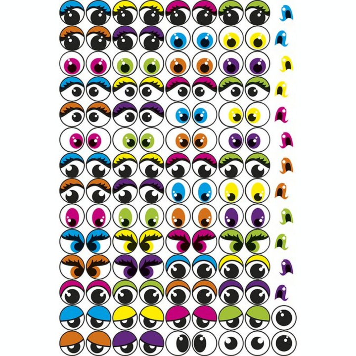 Gommettes Yeux 594 pcs - Graine Créative - Rougier et Plé
