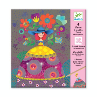 Cartes à gratter Le bal des coquettes - Djeco - Rougier et Plé