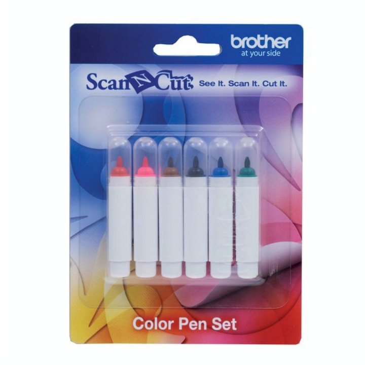 Stylos de couleurs ScanNcut x 6 pcs - Brother - Rougier et Plé