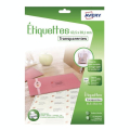 Etiquettes à adresse Transparentes 38,1 x 63,5 mm 126 pcs sur 6 feuilles A4 - Avery - Rougier et Plé