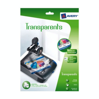 Film transparent pour rétroprojecteur 21 x 29,7 cm A4 - 15 pcs - Avery - Rougier et Plé