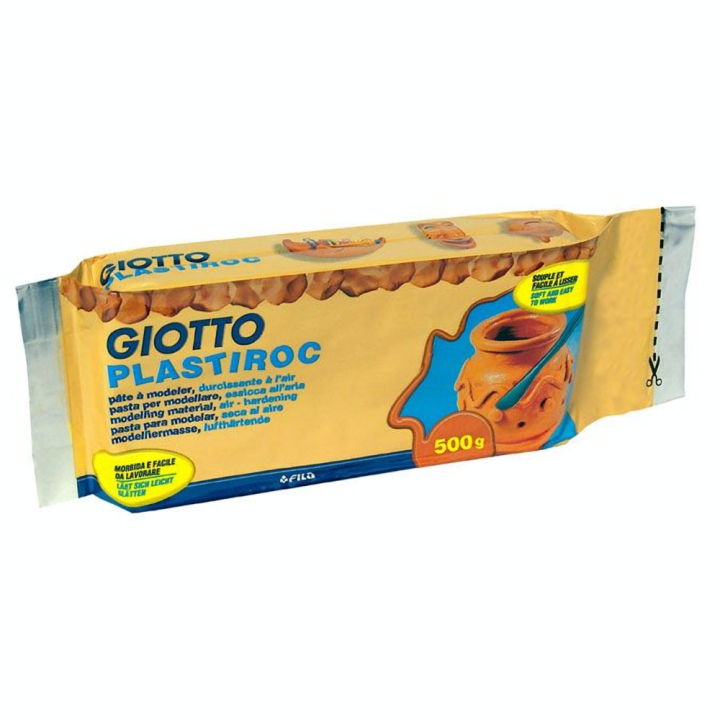 Pâte à modeler Plastiroc 500 g Terra Cotta - Giotto - Rougier et Plé