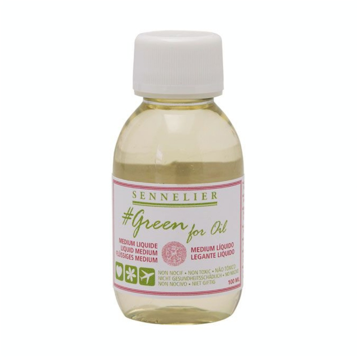 Médium liquide Green for oil 100 ml - Sennelier - Rougier et Plé