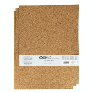 Plaque de liège grain fin 30 x 40 cm ep. 2 mm - 3 pcs - Schulcz - Rougier et Plé