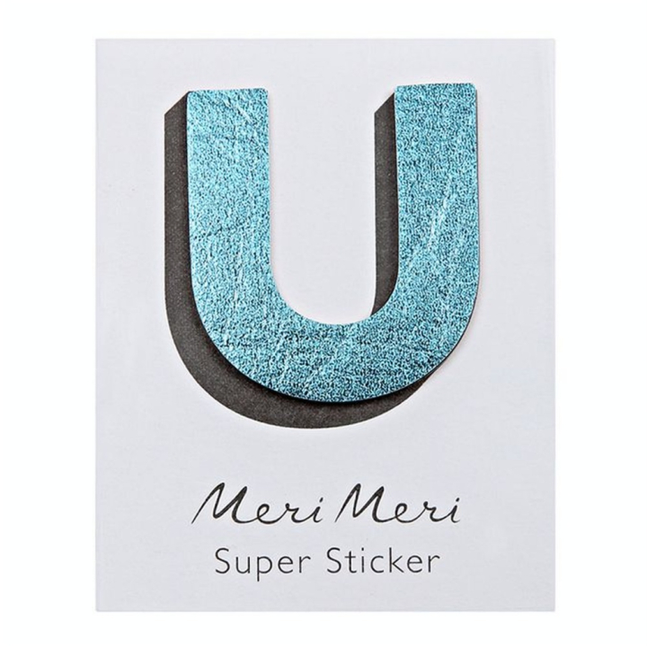 Sticker lettre U - Meri Meri - Rougier et Plé