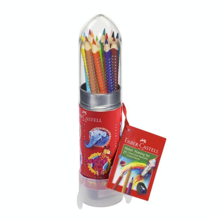 Crayon de couleur aquarellable Colour Grip + Set fusée - Faber-Castell - Rougier et Plé