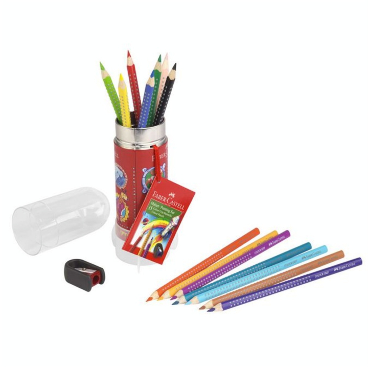 Crayon de couleur aquarellable Colour Grip + Set fusée - Faber-Castell - Rougier et Plé