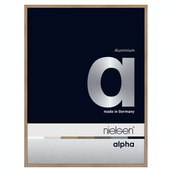 Cadre en aluminium Alpha plaqué bois teinte chêne - Nielsen - Rougier et Plé