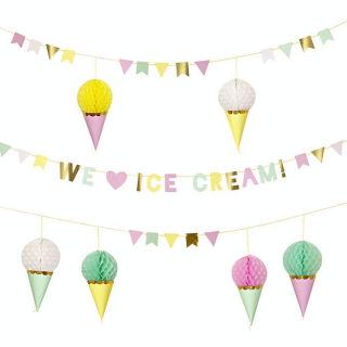 Kit guirlande crème glacée x 4,5 m - Meri Meri - Rougier et Plé