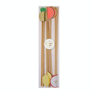 Pics à brochettes fruits x 12 pcs - Meri Meri - Rougier et Plé