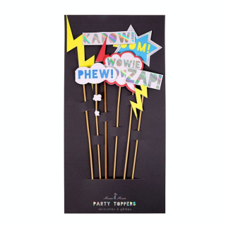 Pics superhéros x 6 pcs - Meri Meri - Rougier et Plé