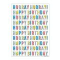 Papier cadeau anniversaire 50 x 70 cm - Meri Meri - Rougier et Plé