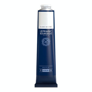 Peinture à l'huile fine LB 150 ml Blanc de zinc - Lefranc Bourgeois - Rougier et Plé