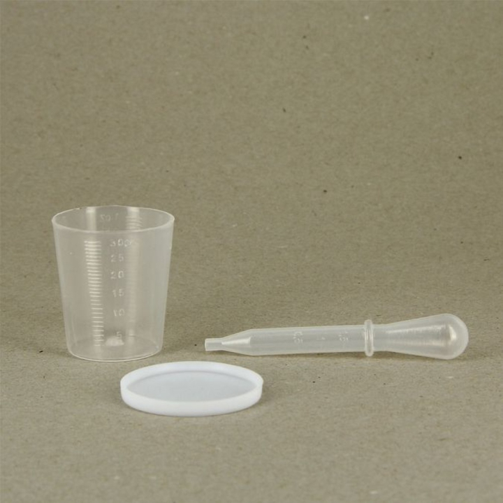 Pot gradué 30 ml x 12 + 1 pipette - O'color - Rougier et Plé