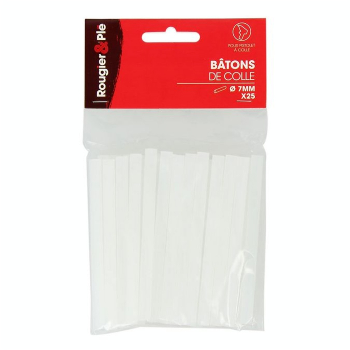 Bâtonnet de colle tout usage R&P Ø 7 mm x 10 cm - 25 pcs - Rougier&Plé - Rougier et Plé