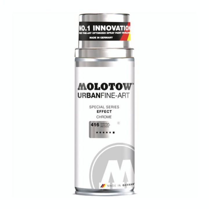 Bombe de peinture Urban Fine-Art Effect 400 ml Chrome - Molotow - Rougier et Plé