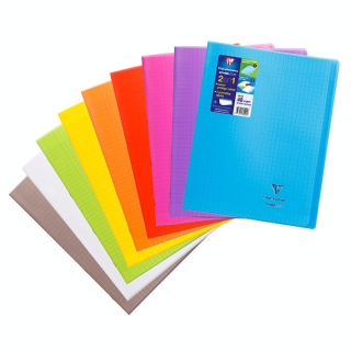 Cahier Koverbook protège-cahier intégré 24 x 32 cm Seyès 48 p - Clairefontaine - Rougier et Plé