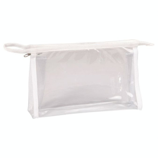 Trousse rectangulaire transparente 24 x 4 x 14 cm - Clairefontaine - Rougier et Plé