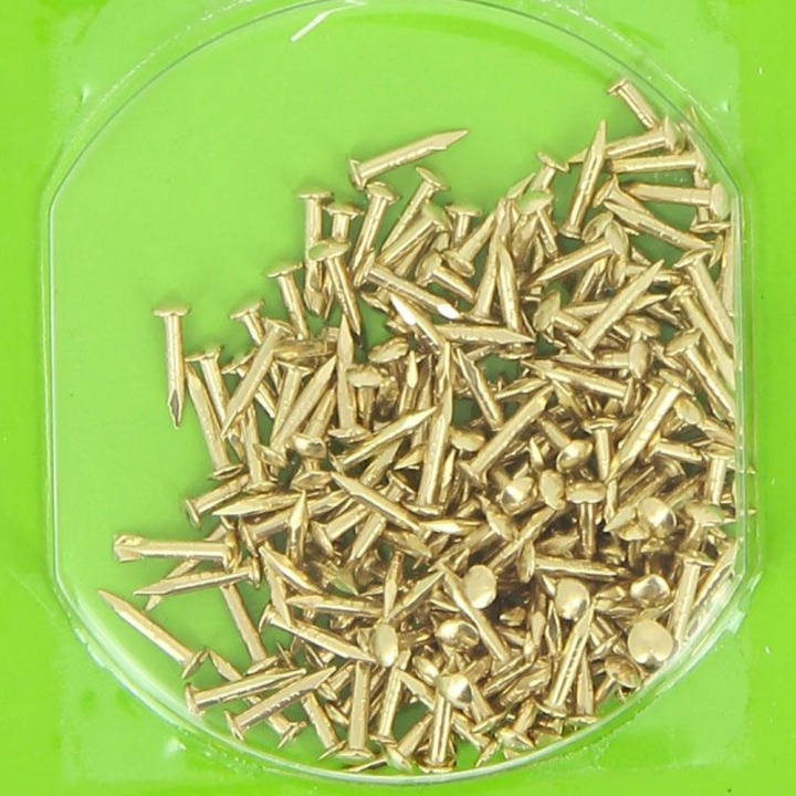 Pointe Tête revêtue acier laitonné 1,5 x 10 mm - 150 pcs - CiviC - Rougier et Plé
