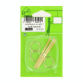 Anneau à lacet acier laitonné Ø 16 mm - 3 pcs - CiviC - Rougier et Plé