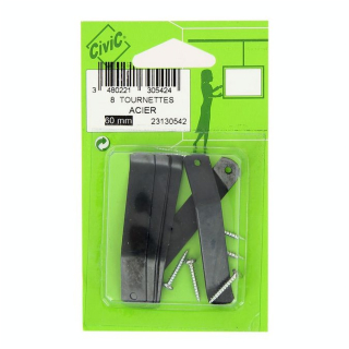 Tournette acier bleui 60 mm - 8 pcs - CiviC - Rougier et Plé