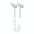 Cimaise Universelle 1,5 m Aluminium époxy Blanc - CiviC - Rougier et Plé