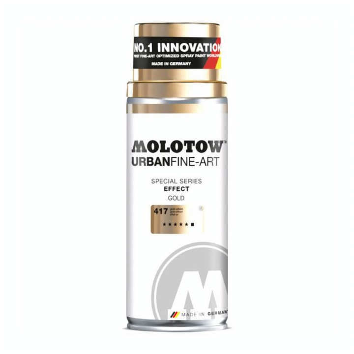 Bombe de peinture Urban Fine-Art Effect 400 ml Or - Molotow - Rougier et Plé