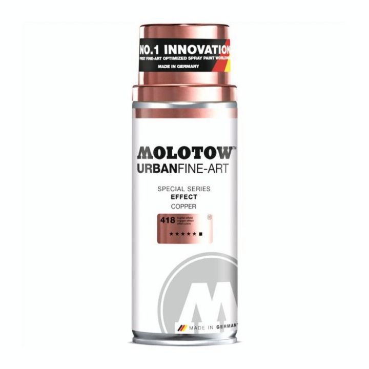 Bombe de peinture Urban Fine-Art Effect 400 ml Cuivre - Molotow - Rougier et Plé