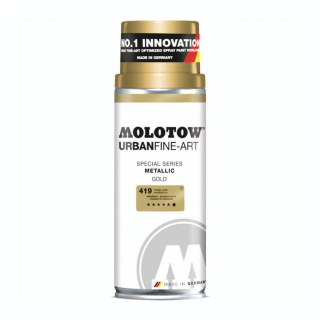 Bombe de peinture Urban Fine-Art Metallic 400 ml Or - Molotow - Rougier et Plé