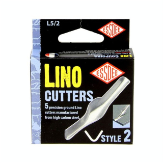 Gouge pour linogravure N2 - 5 pièces - ESSDEE - Rougier et Plé