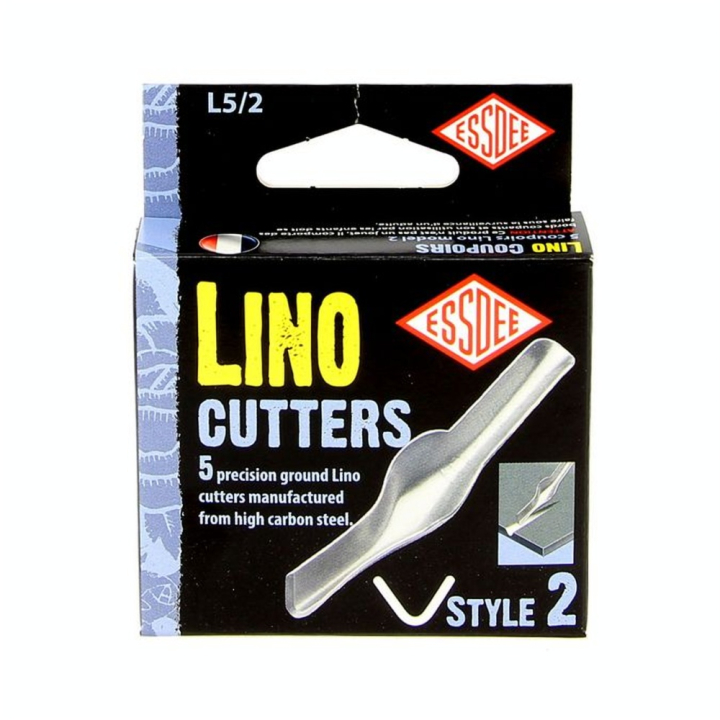 Gouge pour linogravure N2 - 5 pièces - ESSDEE - Rougier et Plé