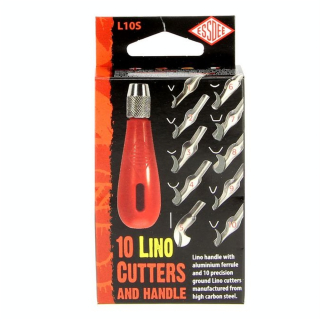 Manche pour linogravure + 10 gouges différentes - ESSDEE - Rougier et Plé