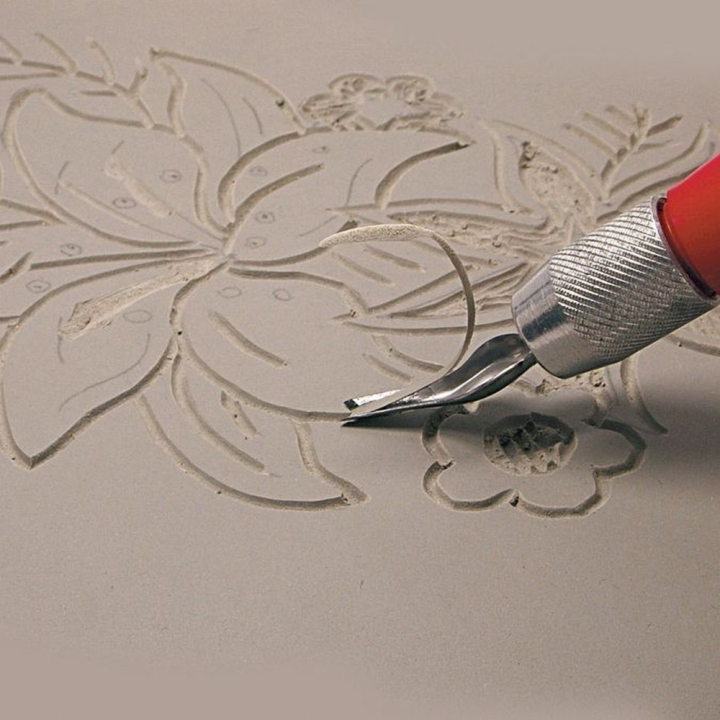 Plaque de lino 40,6 x 30,5 cm ep. 3,2 mm - ESSDEE - Rougier et Plé