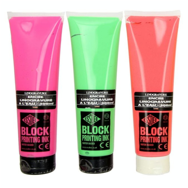Encre pour linogravure Fluorescente 300 ml - ESSDEE - Rougier et Plé
