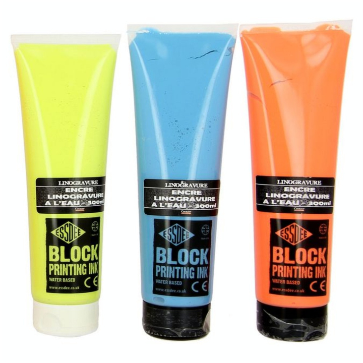 Encre pour linogravure Fluorescente 300 ml - ESSDEE - Rougier et Plé