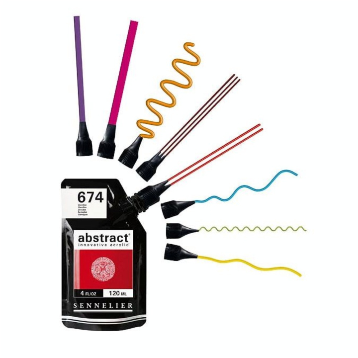 Embout pour peinture Abstract - 8 pcs - Sennelier - Rougier et Plé