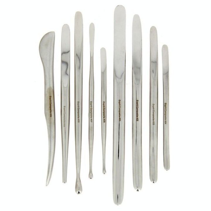 Outil de modelage set J Ebauchoir - 9 pièces - Esprit Composite - Rougier et Plé