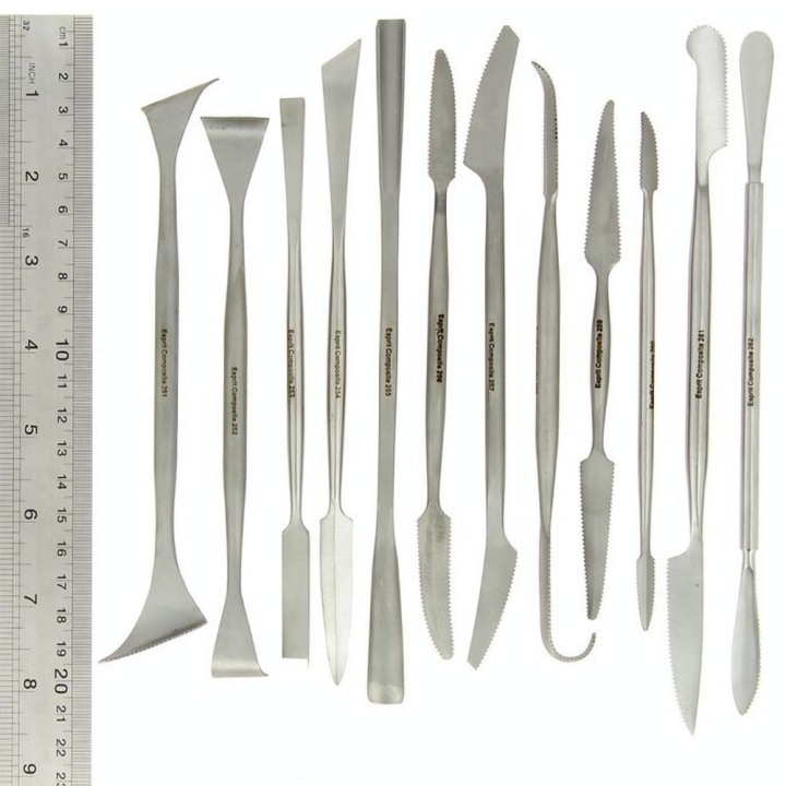 Outil pour le plâtre set L - 12 pièces - Esprit Composite - Rougier et Plé