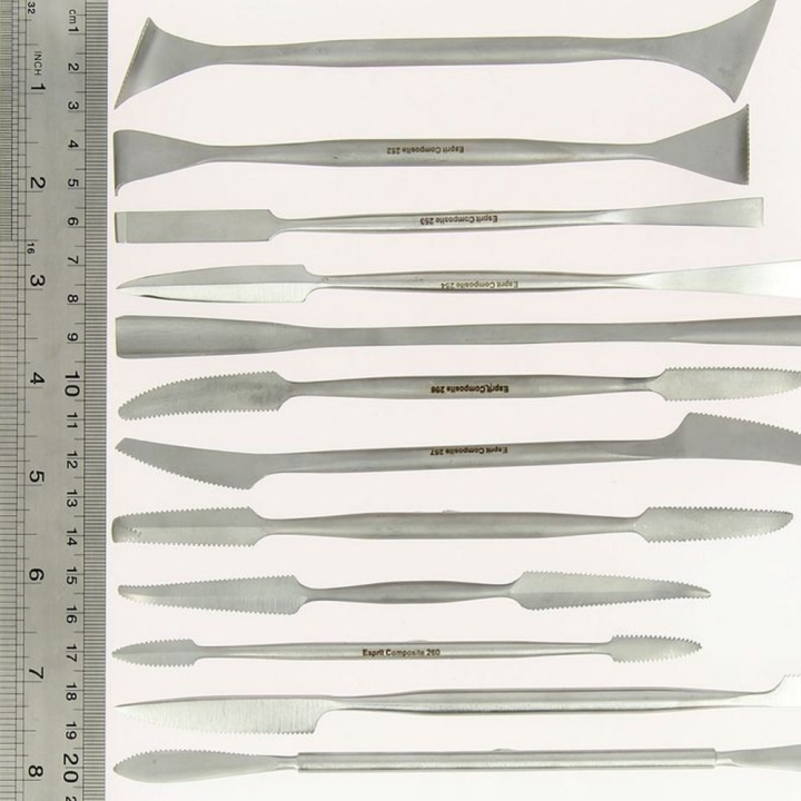 Outil pour le plâtre set L - 12 pièces - Esprit Composite - Rougier et Plé