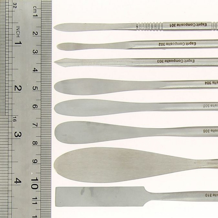 Outil pour le plâtre set M-1 - 8 pièces - Esprit Composite - Rougier et Plé