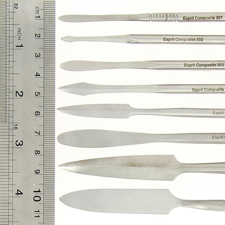 Outil pour le plâtre set M-1 - 8 pièces - Esprit Composite - Rougier et Plé