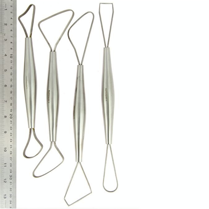 Outil pour poterie set O Mirette - 4 pièces - Esprit Composite - Rougier et Plé